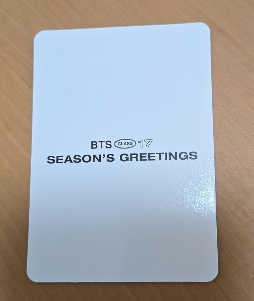 [USED] Jimin Photocard - Official Season's Greetings