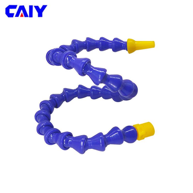 1/4" 3/8" 1/2" Male Thread Plastic Flexible Water Oil Coolant Pipe Hose For lathe Engraving Machine Tools CNC Machine