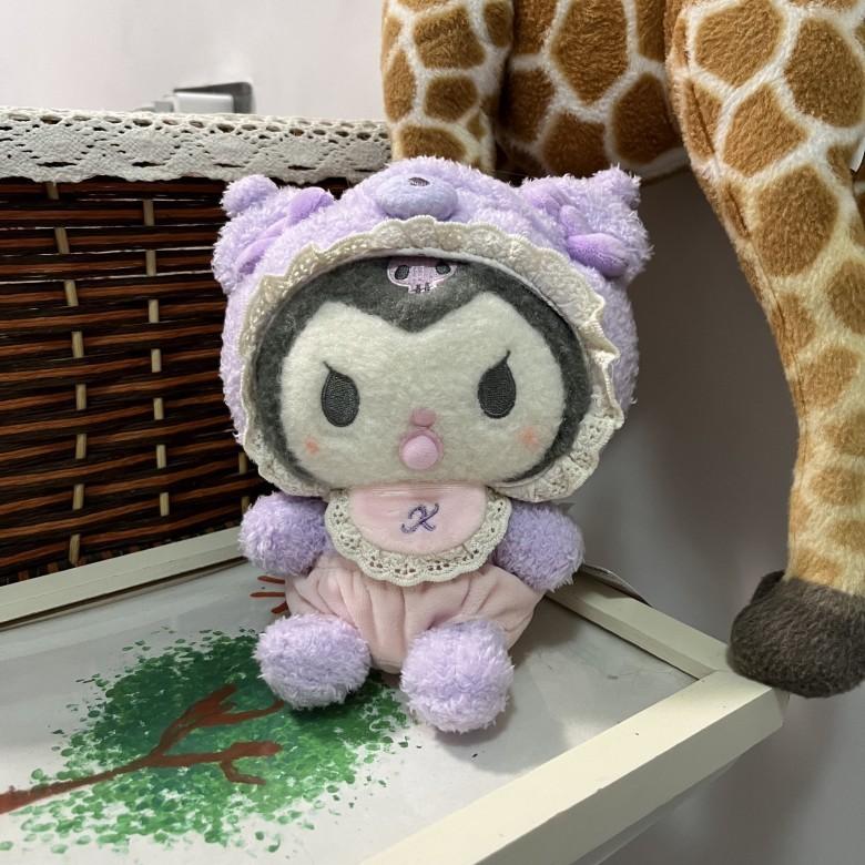 Plyšová hračka Sanrio Cinnamoroll s krátkým vlasem pro dekoraci dětského pokoje a jako dárek