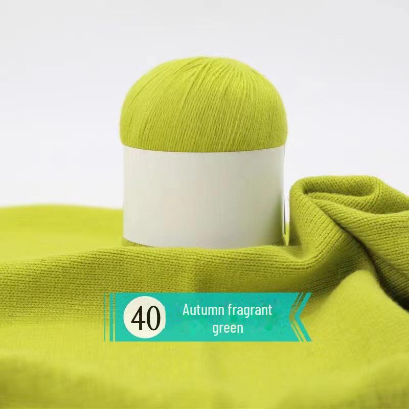 Hand-woven Cashmere Yarn - 3 Ply Soft Wool for Sweaters - Spot Processed Ball of Yarn