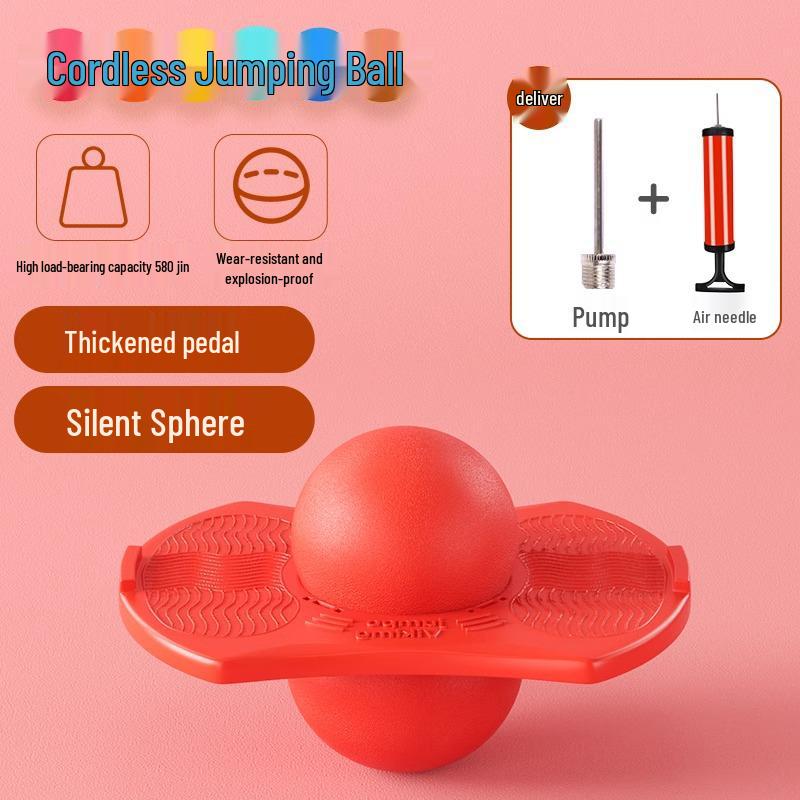 Kids & Adults Bouncing Ball - Kindergarten Sports Toy & Balance Exercise Equipment