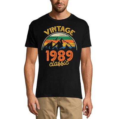 Erkek Tişört Vintage 1989 Klasik - Retro 32. Doğum Günü Hediye Tişört