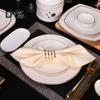 8 Pcs Napkin Rings Round Metal Napkin Holders Spring Design Reusable Napkin Rings for Table Settings Wedding Dinner Party