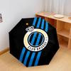 1 PC Automatic Folding Umbrella - Club Brugge K.V Pattern, Portable & Foldable Design with 8 Ribs, Christmas Birthday Gifts