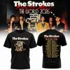 The Strokes Reality Awaits World Tour 2026 Gift For Fans T-Shirt
