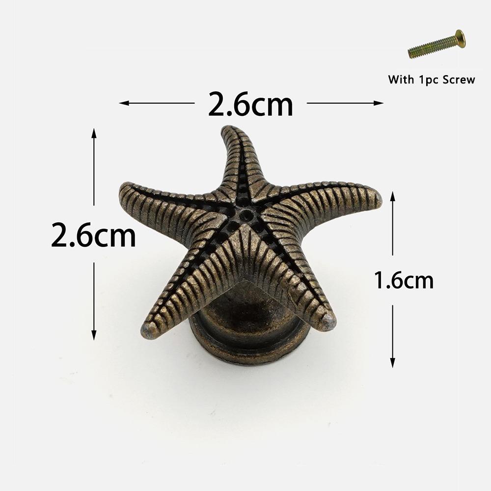 1pc Zinc Alloy Vintage Cabinet Knobs Decorative Animal Shape Cabinet Handle DIY Furniture Hardware Drawer Pull Handles Wardrobe