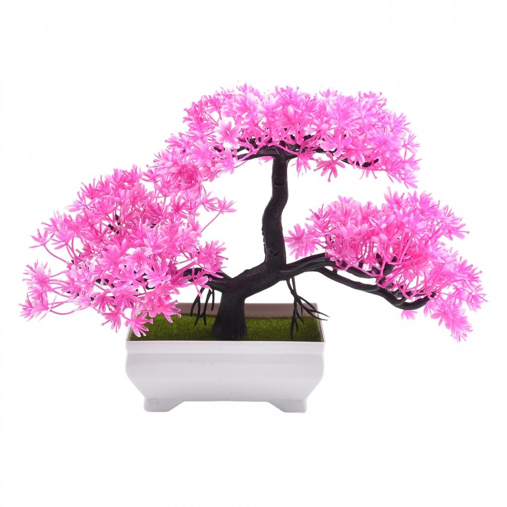 Vibrant Guest Greeting Pine Artificial Potted Plant for Home Office Décor