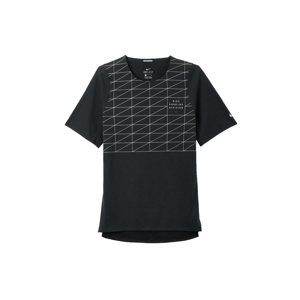 Nike Rise 365 Run Division Flash Running T Shirt Men's Black CU7877-010