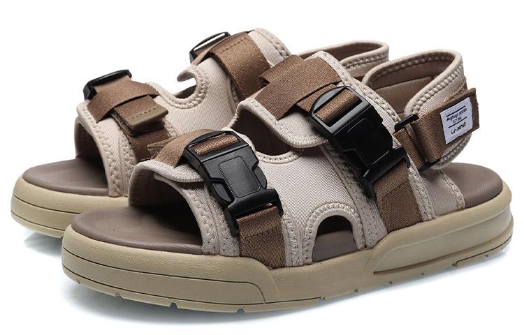 Li Ning Coca Sports Sandals Beige Khaki AGLR019-2