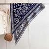 Spot autumn and winter roll grass triangle towel European and American retro skin-friendly boutique jacquard cashew flower imitation cashmere shawl