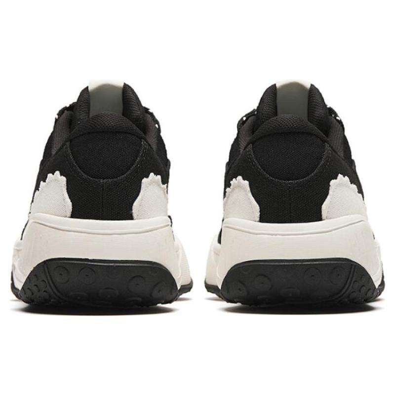 Anta Cookie Shoes Wear-resistant And Lightweight Low-Top Skateboard Shoes Women's Black Sneakers 922418072-1