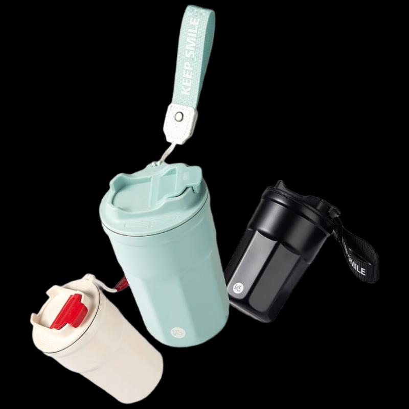 K.S. 304 Stainless Steel Wide-Mouth Tumbler