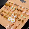 20pairs Variety Women Fashion Ear Stud Earrings Decoration