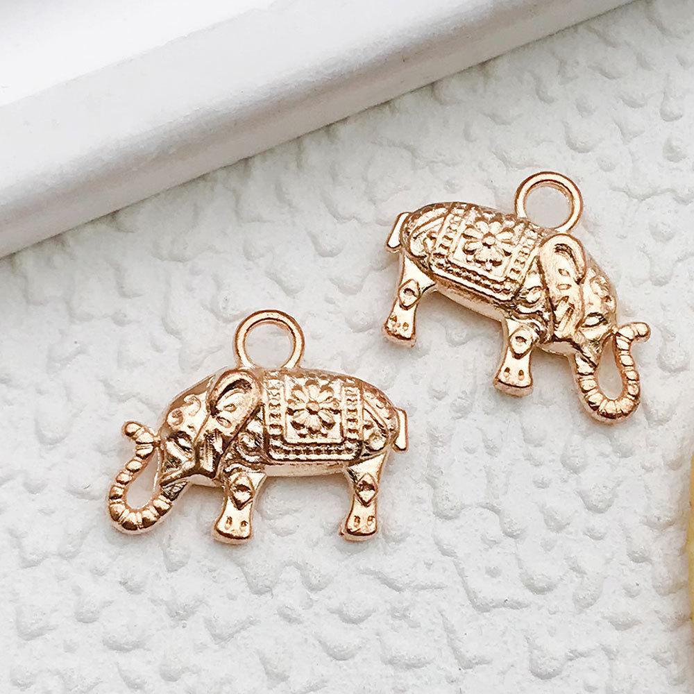 

Винтажный комплект из ожерелья и сережек из сплава золота 1 карат с небольшой подвеской для самостоятельного изготовления чехла для мобильного телефона