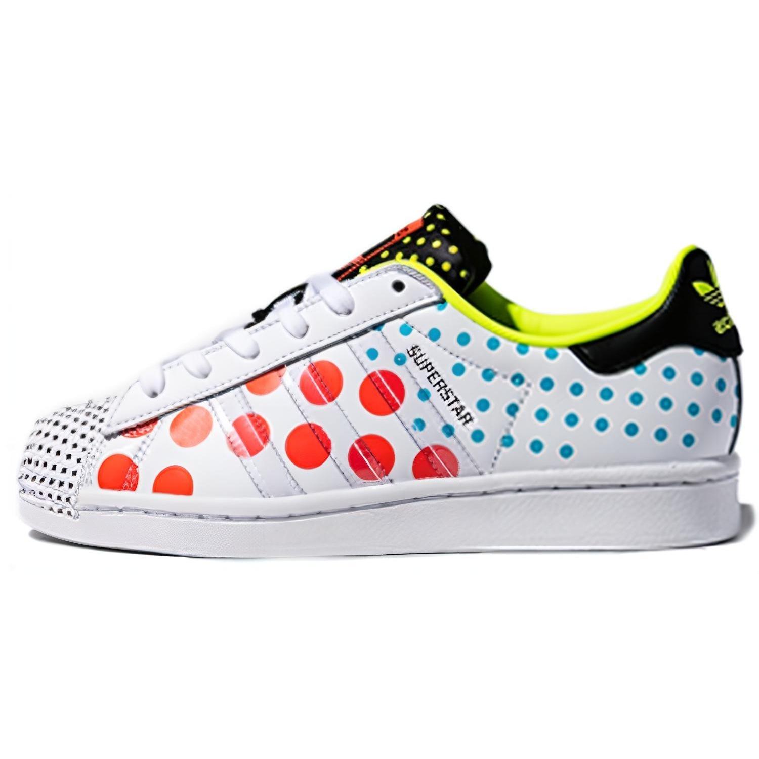 adidas Superstar  Solar Red Polka  Men s FX7777 EU 37⅓