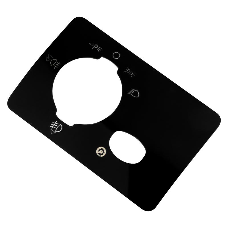 Für Ford Focus 2 MK2 2005 - 2011 LHD Scheinwerferschalter-Panel-Abdeckung Aufkleber Frontscheinwerfer-Einstellknopf-Zierleiste Innenraumzubehör