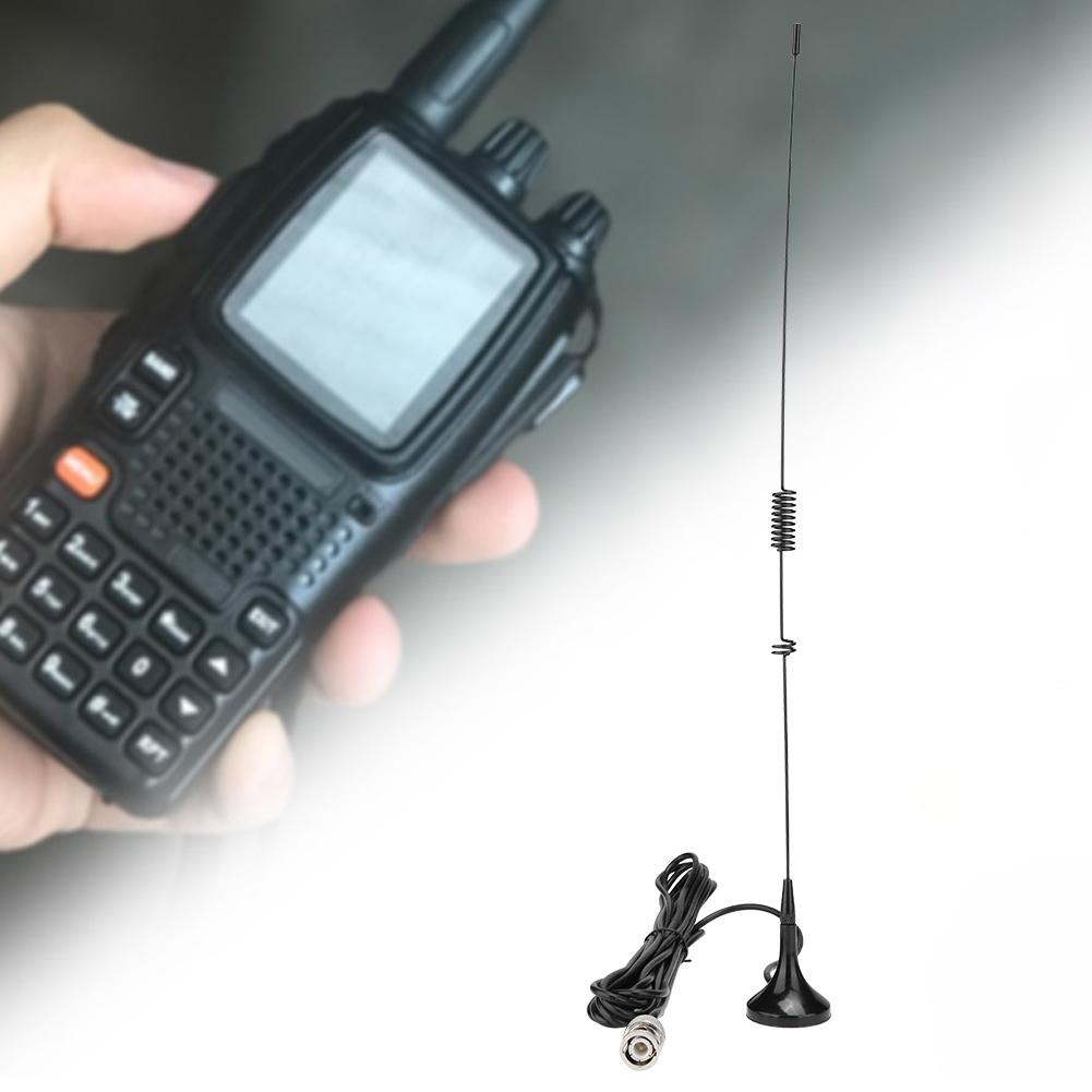 Ut 106UV BNC Dual Band U+VHF Antenna for ICOM YAESU for Kenwood for BAOFENG Radio N7W3