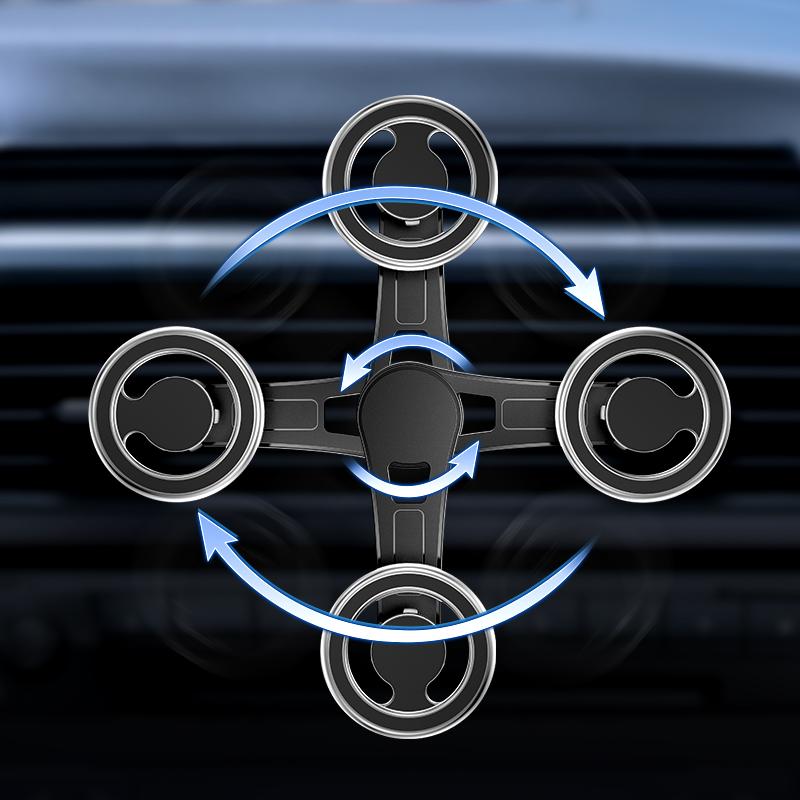 Magnetic Car Phone Holder Stand 2025 720 Rotate Air Vent Magnet Smart phone Bracket For iPhone 14 13 12 Pro Max Samsung Xiaomi