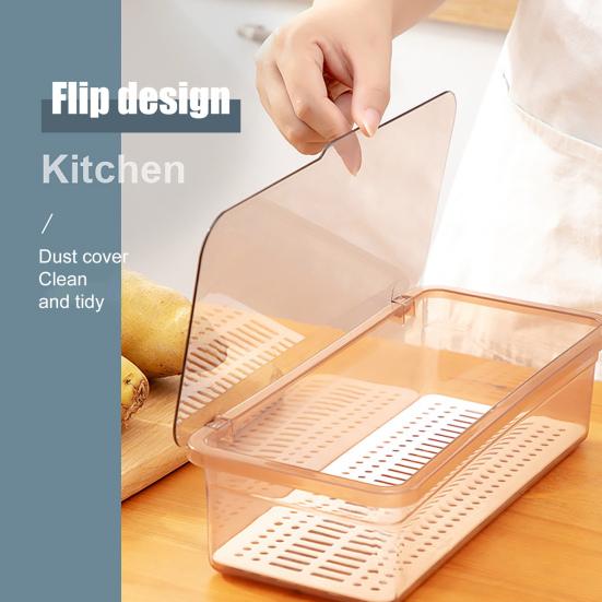 Transparent Chopsticks Drawer Organiser Food Grade PP Space Saving Flatware Drawer Tray Kitchen Gadget