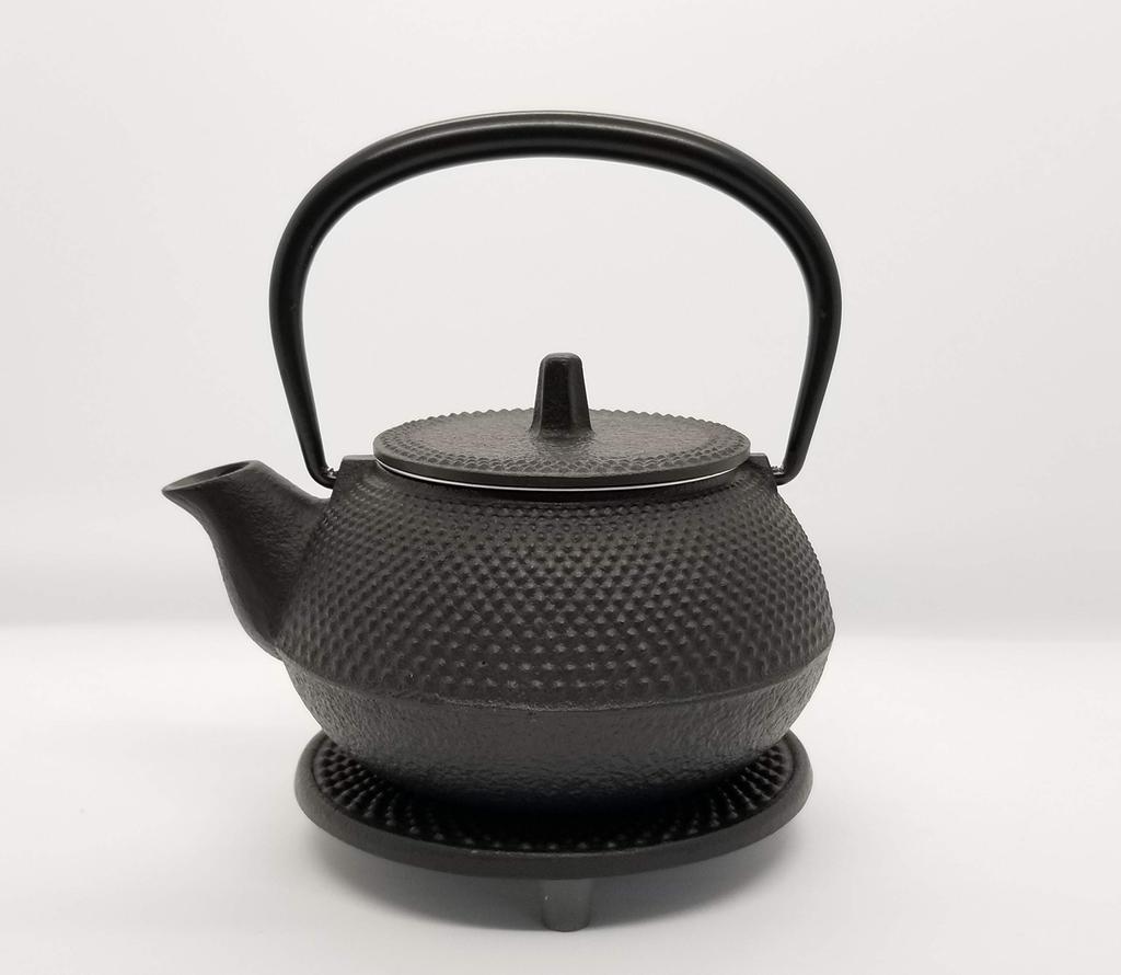 Iwachu Iron Kettle Teapot 3 Type New Arale Set Black Baked No Enamel Direct Fireable Nanbu Tekki 16105 0.32L