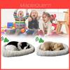 Realistic Breathing Plush Dog Model Home Decor With Faux Fur For Photography And Gift Use