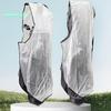 Copertura antipioggia pieghevole per sacca da golf - Impermeabile e antipolvere, copertura antipioggia trasparente in PVC, resistente, per golfisti donne uomini
