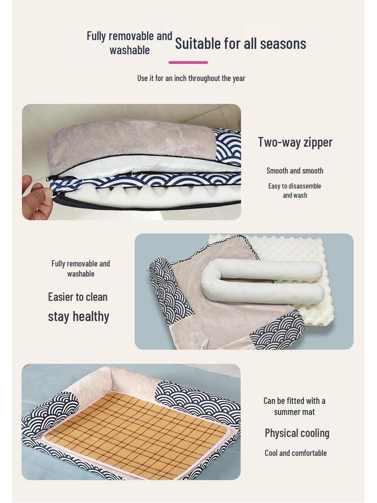 All-Season Removable & Washable Pet Sofa Bed: Cat & Dog Nest