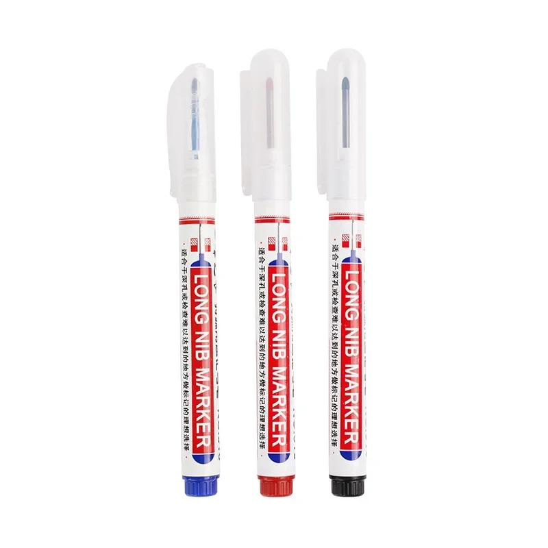 White Marker Pens 0.7/1.0/2.5mm Waterproof Oily Permanent Paint Pen Markers for Wood Rock Plastic Leather Glass Metal Ceramic
