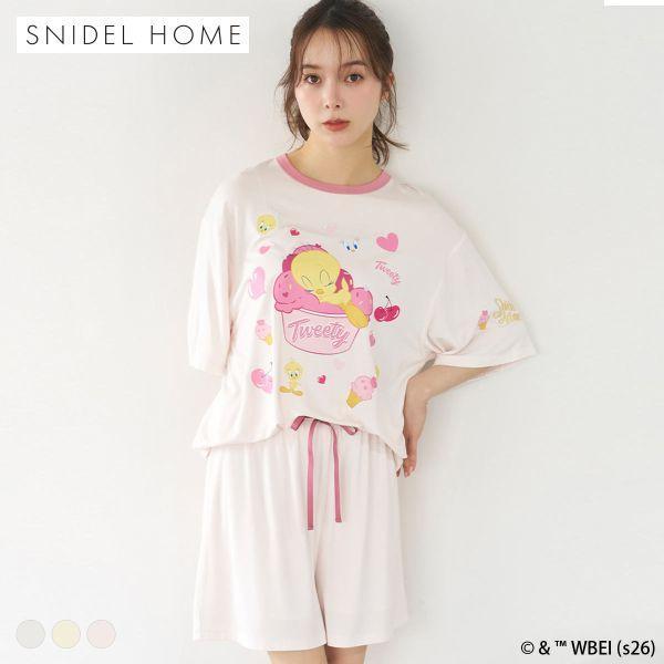 SNIDEL HOME Tweety Cool Touch Cut Setup Room Wear Pajamas SNIDEL HOME