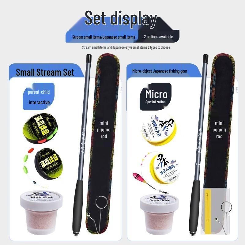 Longchan Ultra-Light Mini Micro Fishing Rod for Kids