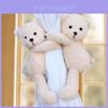 Cartoon Bear Curtain Tiebacks Plush Fabric Decor For Living Room Decor