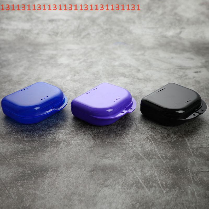 Tooth Retainer Box Brace Container Mouthguard Guard Denture Storage Case Cleaner