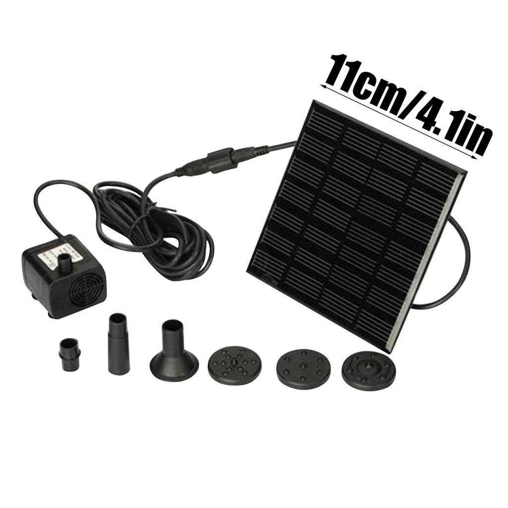 Mini Solar Water Fountain Pool Pond Waterfall Fountain Garden Decoration Outdoor Bird Bath Solar Powered Fountain Floating Water