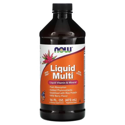 Liquid Multi, Wild Berry Flavor, 16 Fl Oz (473 Ml)