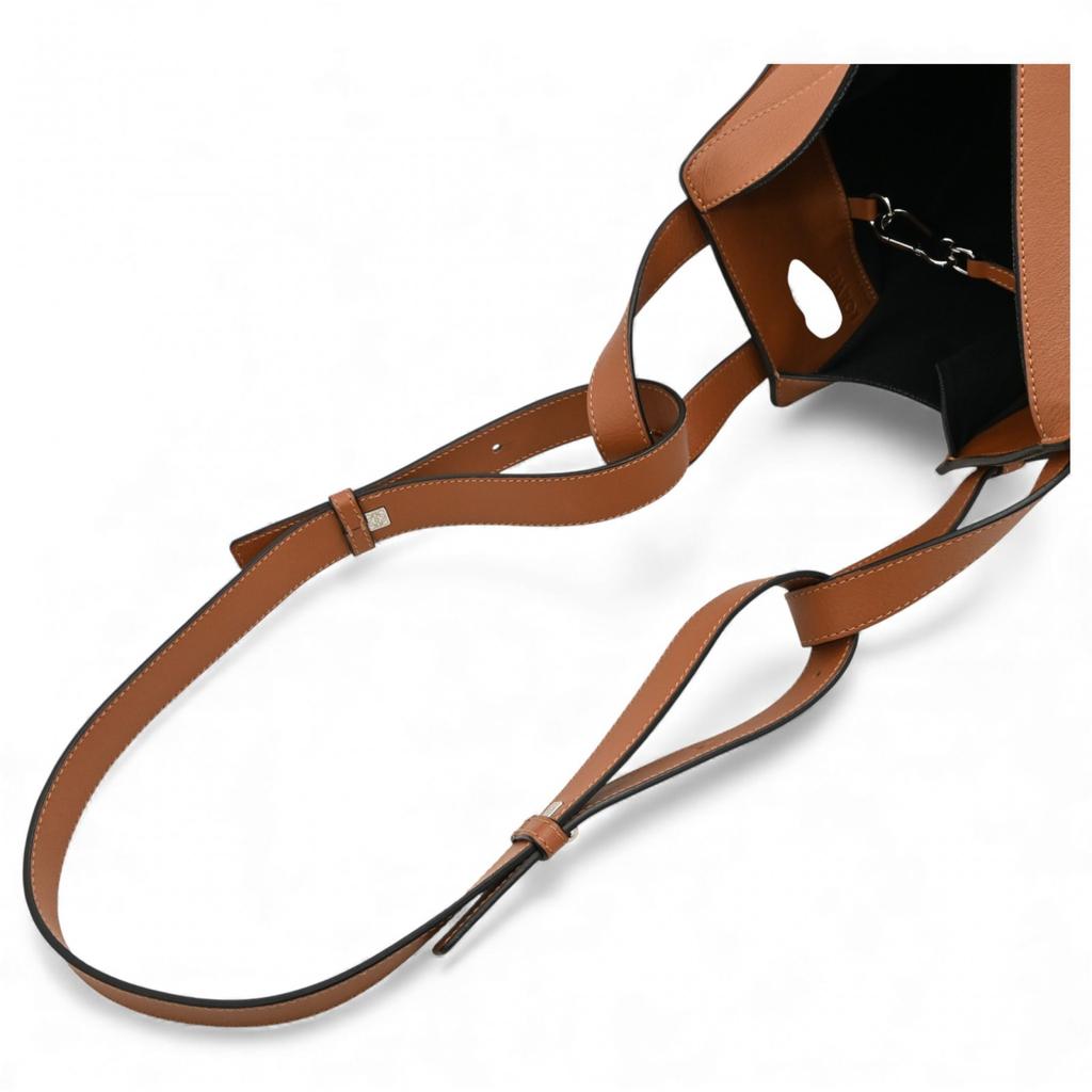 Autentic LOEWE Hammock Geantă de Umăr Mică 2WAY Maro lo2297hh Folosit