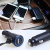 12V/24V Vehicles Lighter Socket Splitter Multiple Device Charging Car Accessory with 2 USB Interfaces Totally 3A Output