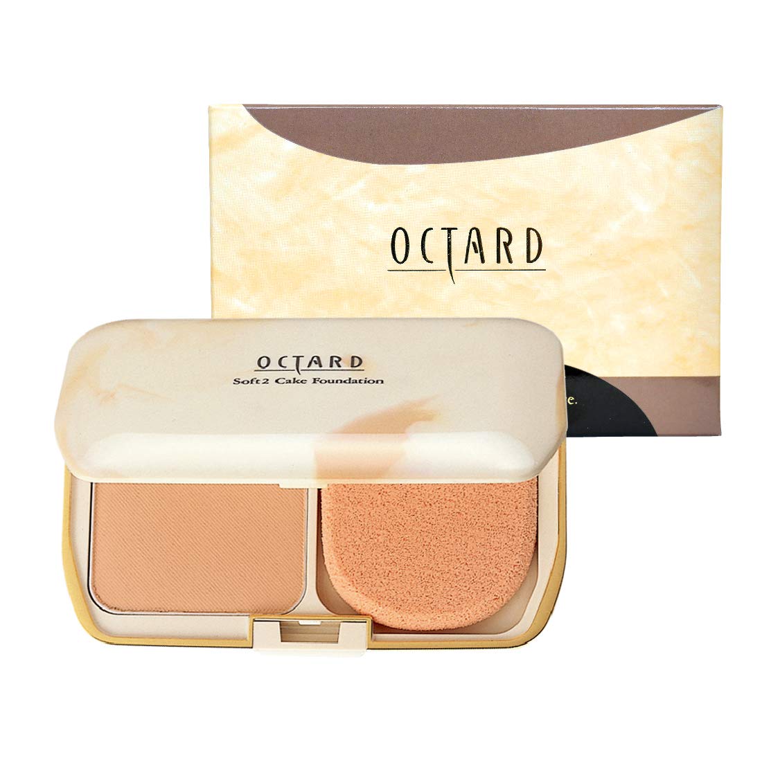 

Powder Foundation Soft 2 Cake 744 Natural 10g (with sponge puff, standard shade) [Octard]