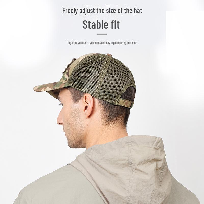 Custom Embroidered American Logo Mesh Baseball Cap for Men & Women