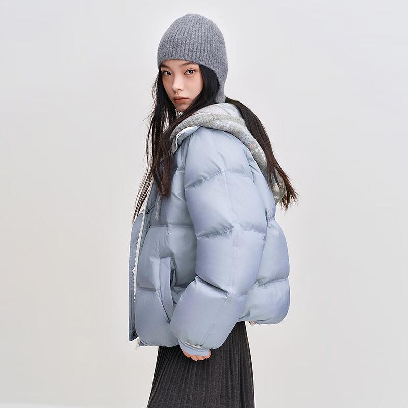 Ledin Fair Isle Short Puffer Down Jacket