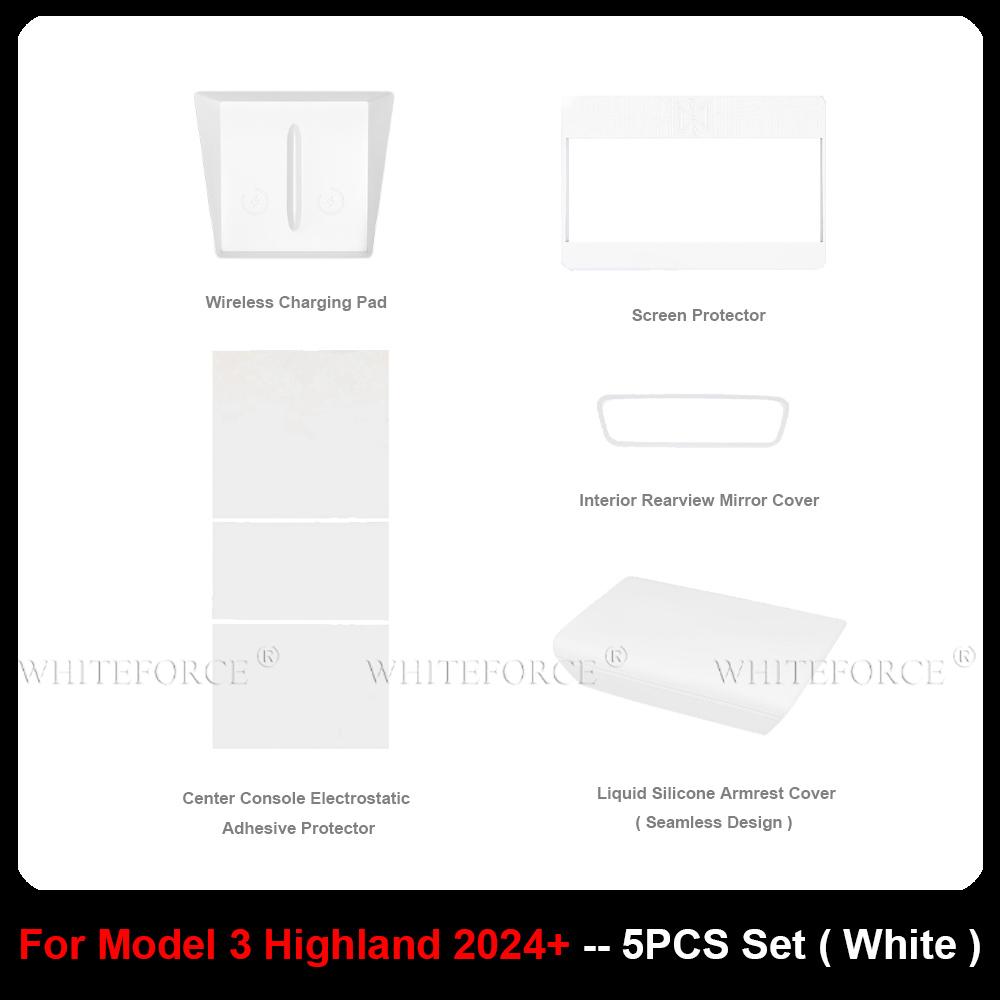 For Tesla Model Y Juniper 2025 Car Center Console Armrest Box Cover Liquid Silicone Mat Model 3 Highland Armrest Pad  Soft Case