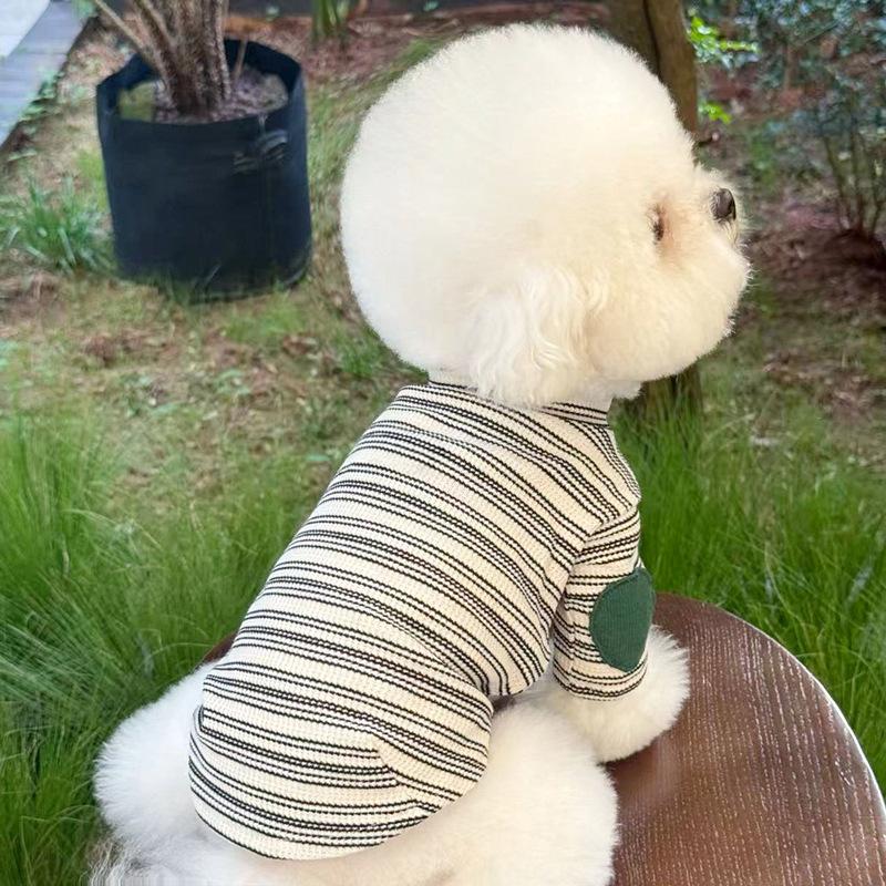Dog Clothes Autumn Teddy Bichon Pomeranian Yorkshire Schnauzer Poodle Small Dog Pet Bottoming Shirt Autumn
