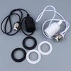 E27 Lamp Holder with 110-240V Extension Cord Waterproof Base for Exterior Courtyard Holiday Setup 1M