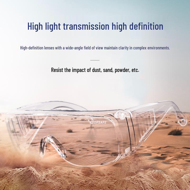 Kailer Protective Anti-Impact Goggles: Dustproof, Windproof, Sandproof, Anti-Splash Glasses for Motorcycle Riding & Labor Protection