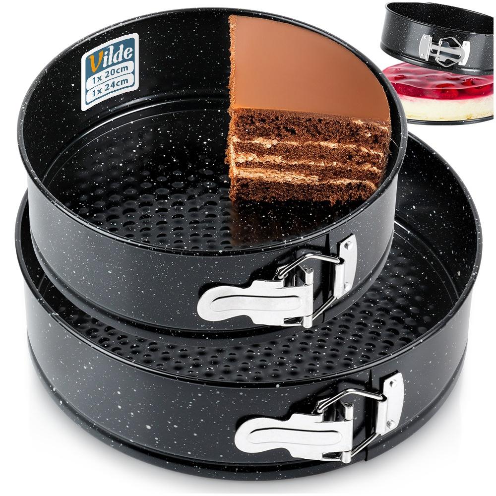 Granite Springform Cake Tin 20/24 Cm 2 Pcs.