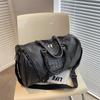 Borse da Viaggio Impermeabili con Texture Coccodrillo, Borsa a Mano Tote Capiente, Borse da Viaggio Duffel, Pelle PU, Borse Sportive Yoga Fitness da Donna