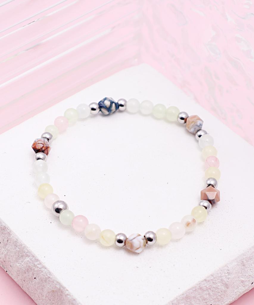 Polalita Natural Color Mix Bracelet (Plt-Br-075_Yl)