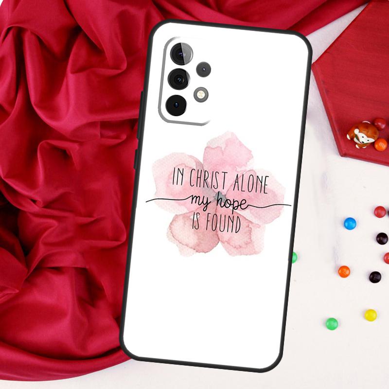 Bible Citáty Ježíš Bůh Pro Samsung Galaxy A56 A36 A26 A16 A05 A06 A22 A32 A52 A54 A34 A14 A55 A15 A53 A33 A35 Pouzdro