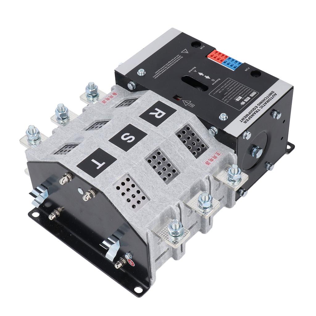 Dual Power Automatic Transfer Switch 3P 400A ATS Rapid Switching Generator Changeover Switch AC400V