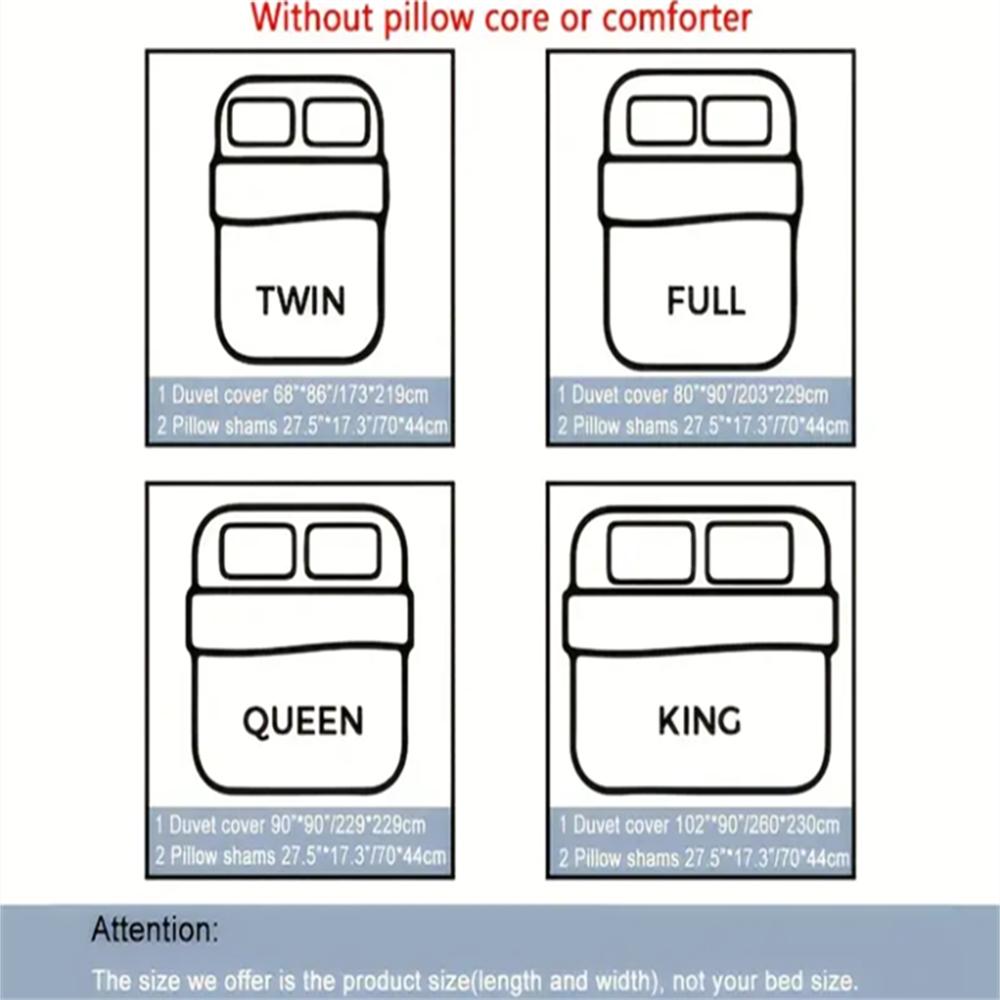Creative Fashion Duvet Cover Set, High Quality Pattern Bedding Set, Soft And Comfortable Duvet Cover, Suitable for Bedroom