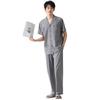 Pajamas Men's Summer Modal Short Sleeve Trousers Thin Teen 1011 New Summer Large Size Loungewear Set
